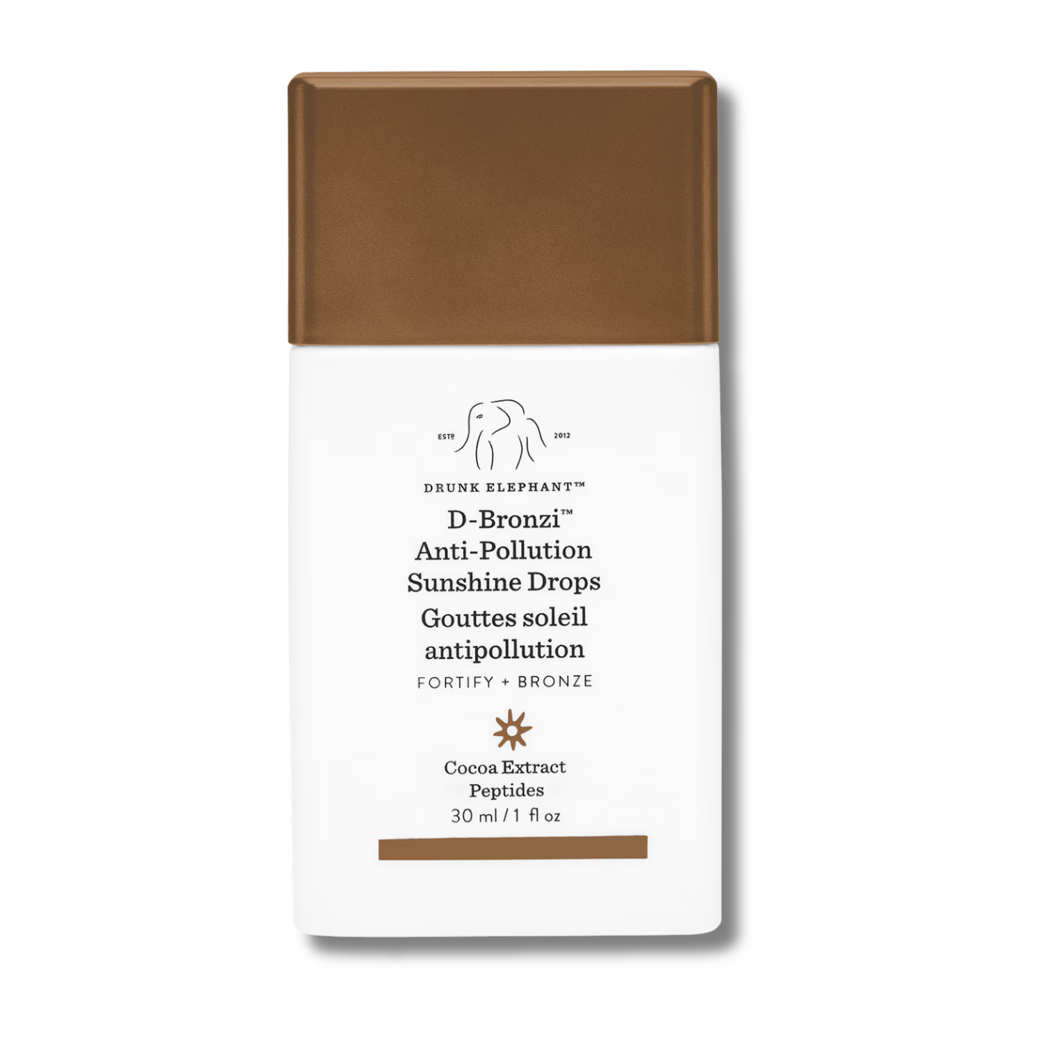 D-Bronzi Gouttes Soleil Antipollution Sérum bronzant Drunk elephant