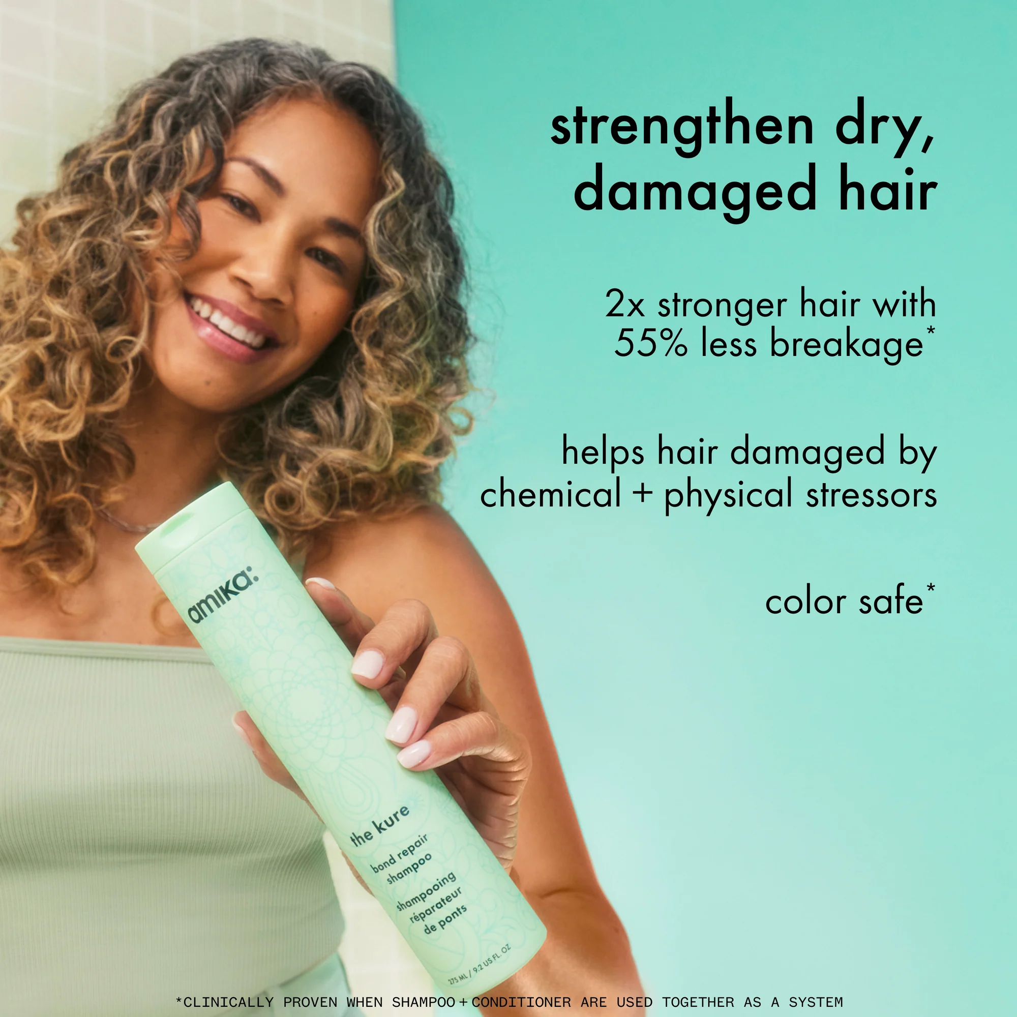 AMIKA The Kure Strength Repair Shampoo 05