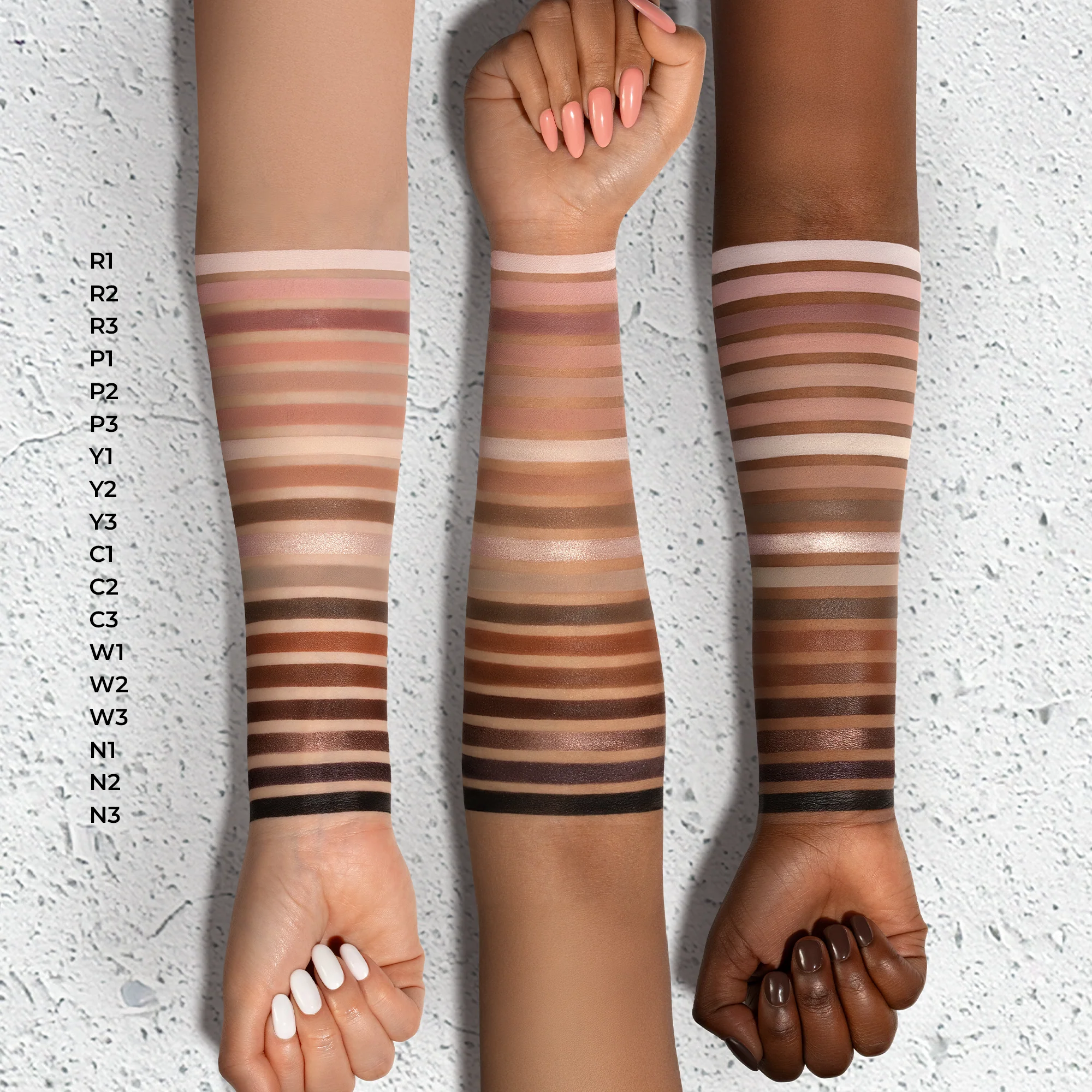 NATASHA DENONA Eye Sculpt Texture & Tone Palette Soft 09