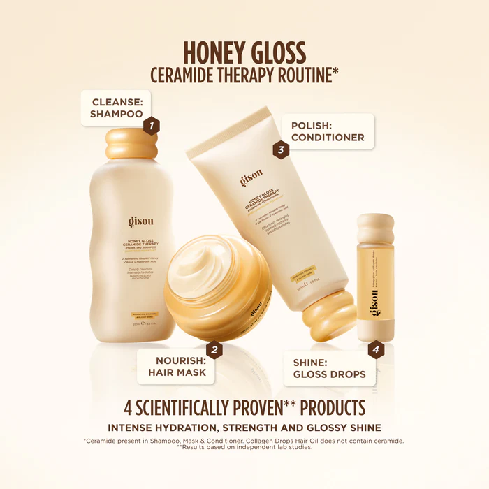 GISOU Honey Gloss Collagen Drops Hair Oil 11