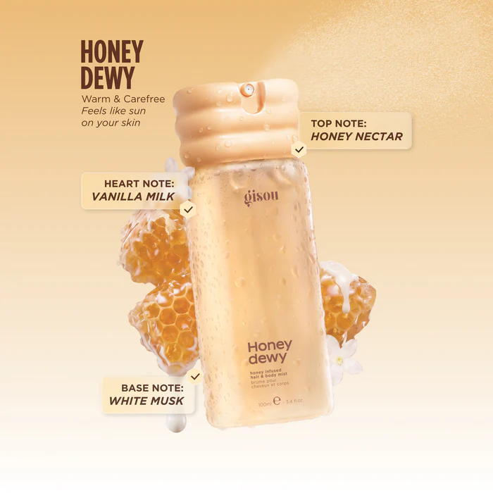 GISOU Honey Infused Hair & Body Mist Honey Dewy 03